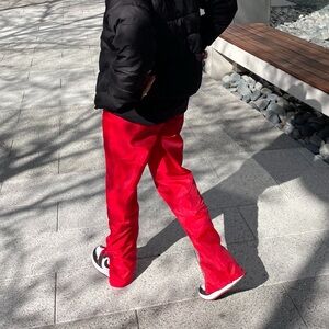 Red Track pants
